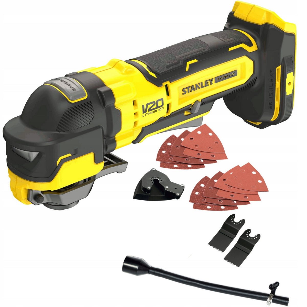 Stanley SFMCE510B-XJ V20 Fatmax Brushless Πολυεργαλείο Μπαταρίας 18V Li-Ion SOLO