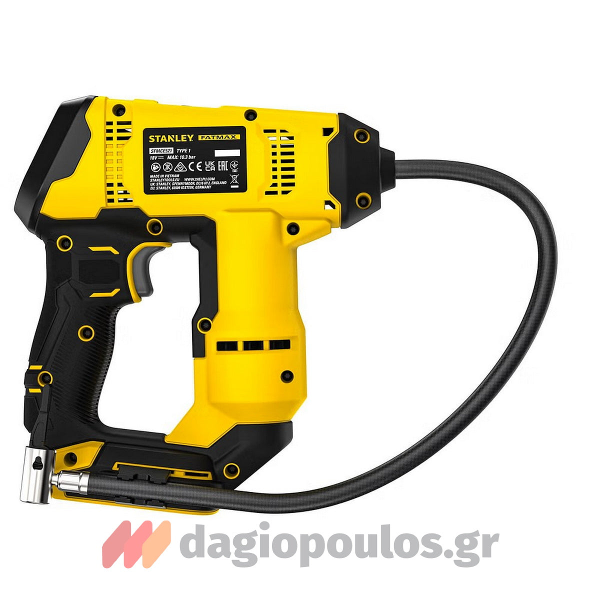 Stanley SFMCE521B-XJ 20V Αεροσυμπιεστής Μπαταρίας 18V Li-Ion SOLO