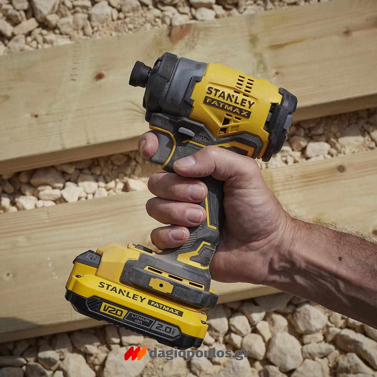 Stanley SFMCF810D2K-QW V20 Brushless Παλμικό Κατσαβίδι Μπαταρίας 18V Li-Ion 170Nm Με 2 Μπαταρίες 2.0Ah & Βαλίτσα ProStack™