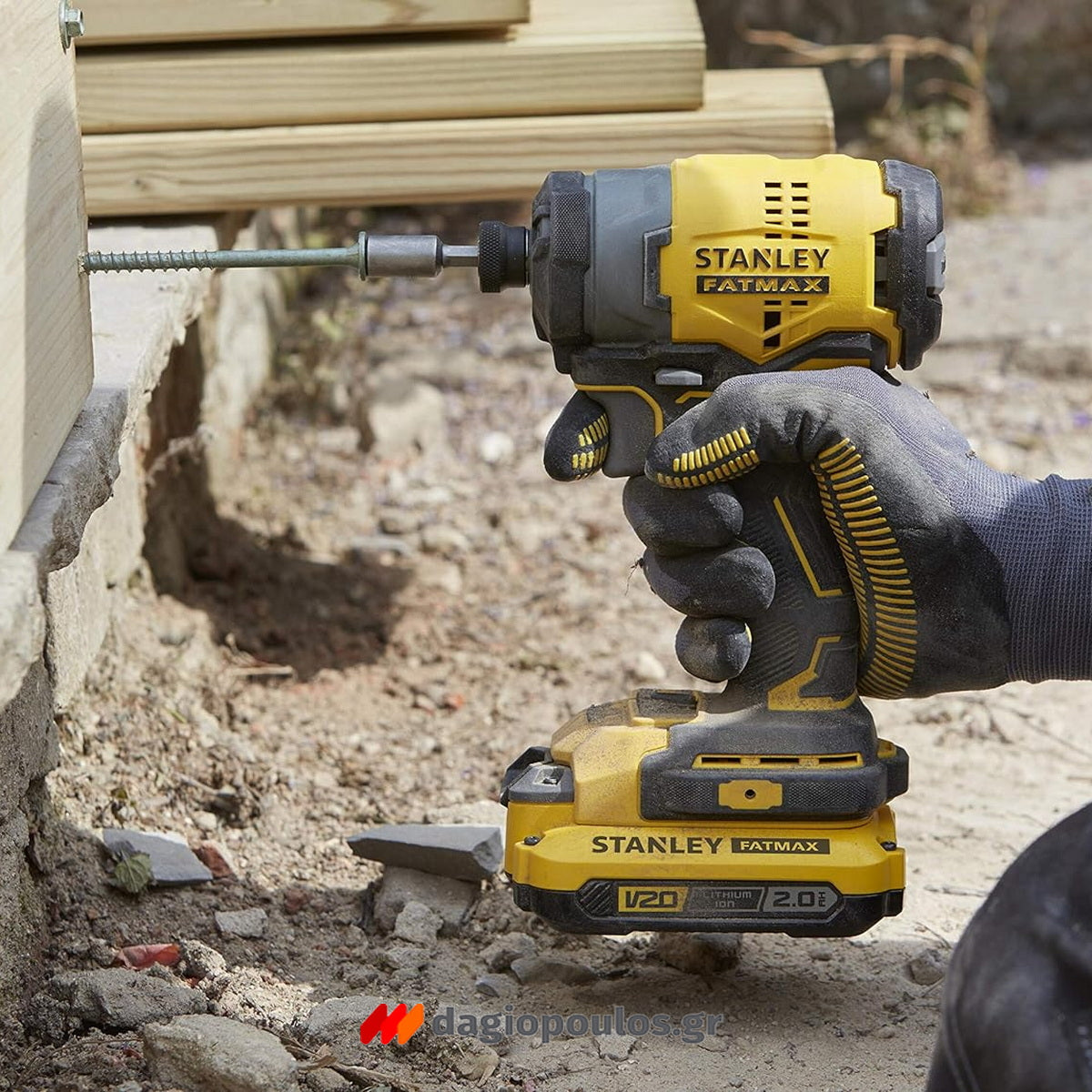 Stanley SFMCF810D2K-QW V20 Brushless Παλμικό Κατσαβίδι Μπαταρίας 18V Li-Ion 170Nm Με 2 Μπαταρίες 2.0Ah & Βαλίτσα ProStack™