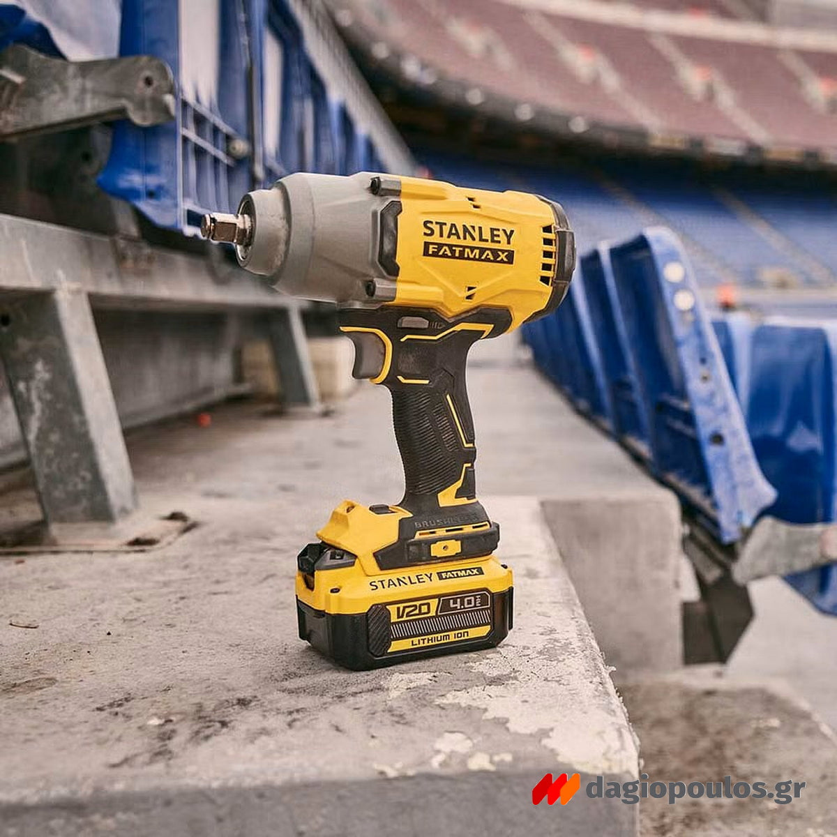 Stanley SFMCF940Μ1-QW Fatmax V20 Brushless Μπουλονόκλειδο Μπαταρίας 18V Li-Ion 1/2" 949Nm Με Μπαταρία 4.0Ah & Τσάντα Μεταφοράς