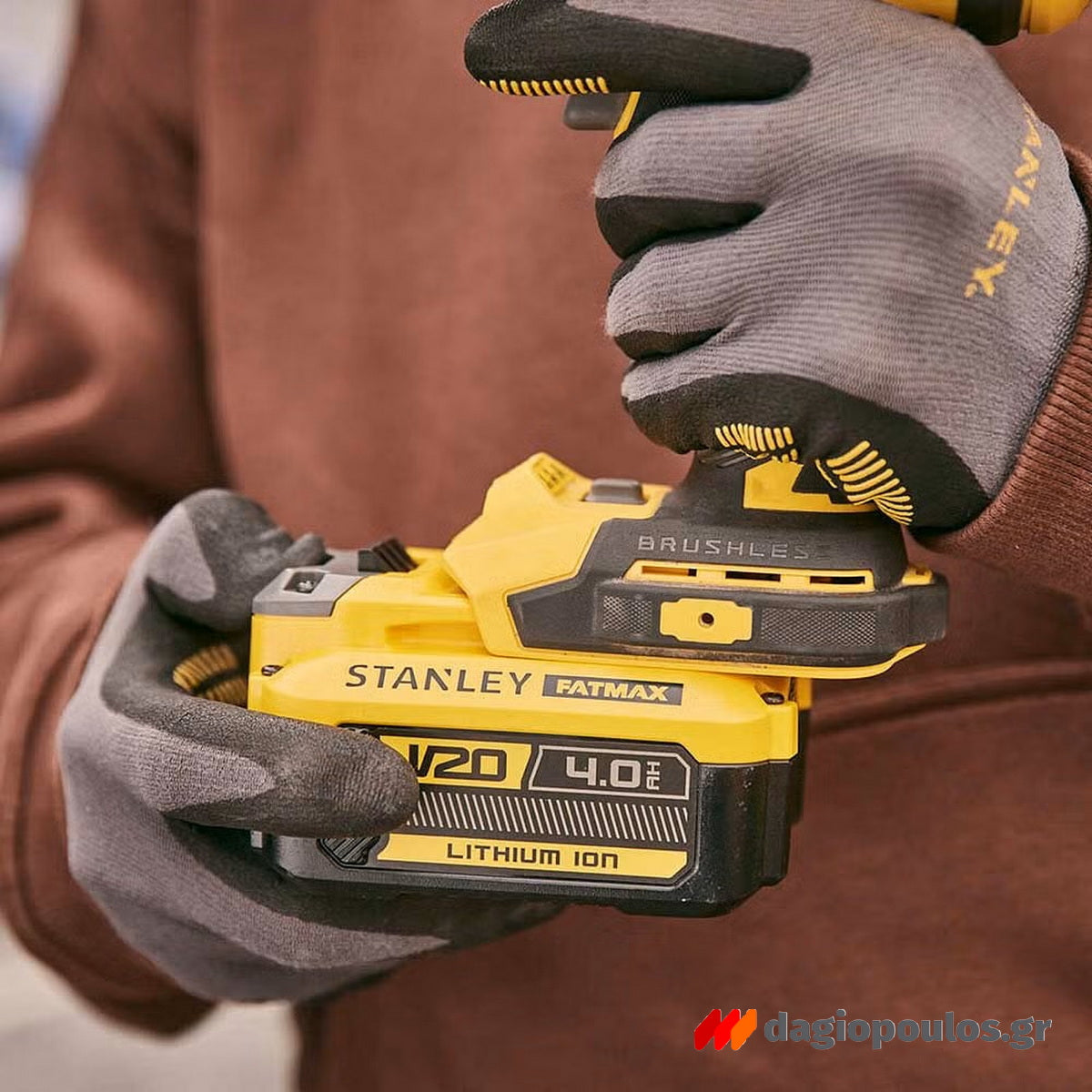 Stanley SFMCF940B-XJ Fatmax V20 Brushless Μπουλονόκλειδο Μπαταρίας 18V Li-Ion 1/2" 949Nm SOLO