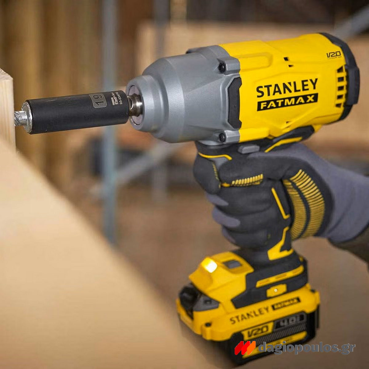 Stanley SFMCF940B-XJ Fatmax V20 Brushless Μπουλονόκλειδο Μπαταρίας 18V Li-Ion 1/2" 949Nm SOLO