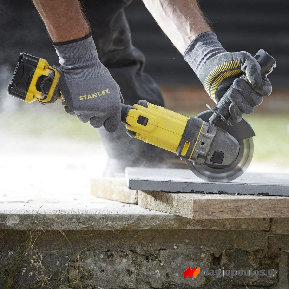 Stanley SFMCK471D2S-QW 20V Fatmax Δραπανοκατσάβιδο & Γωνιακός Τροχός & 2 Μπαταρίες 2.0Ah