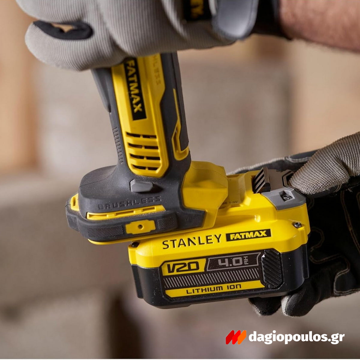 Stanley SFMCG700B-XJ Fatmax 20V Γωνιακός Τροχός Μπαταρίας 18V Li-Ion 125mm SOLO