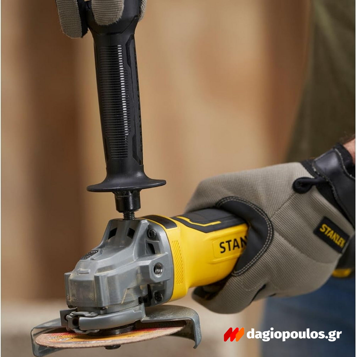 Stanley SFMCG700B-XJ Fatmax 20V Γωνιακός Τροχός Μπαταρίας 18V Li-Ion 125mm SOLO