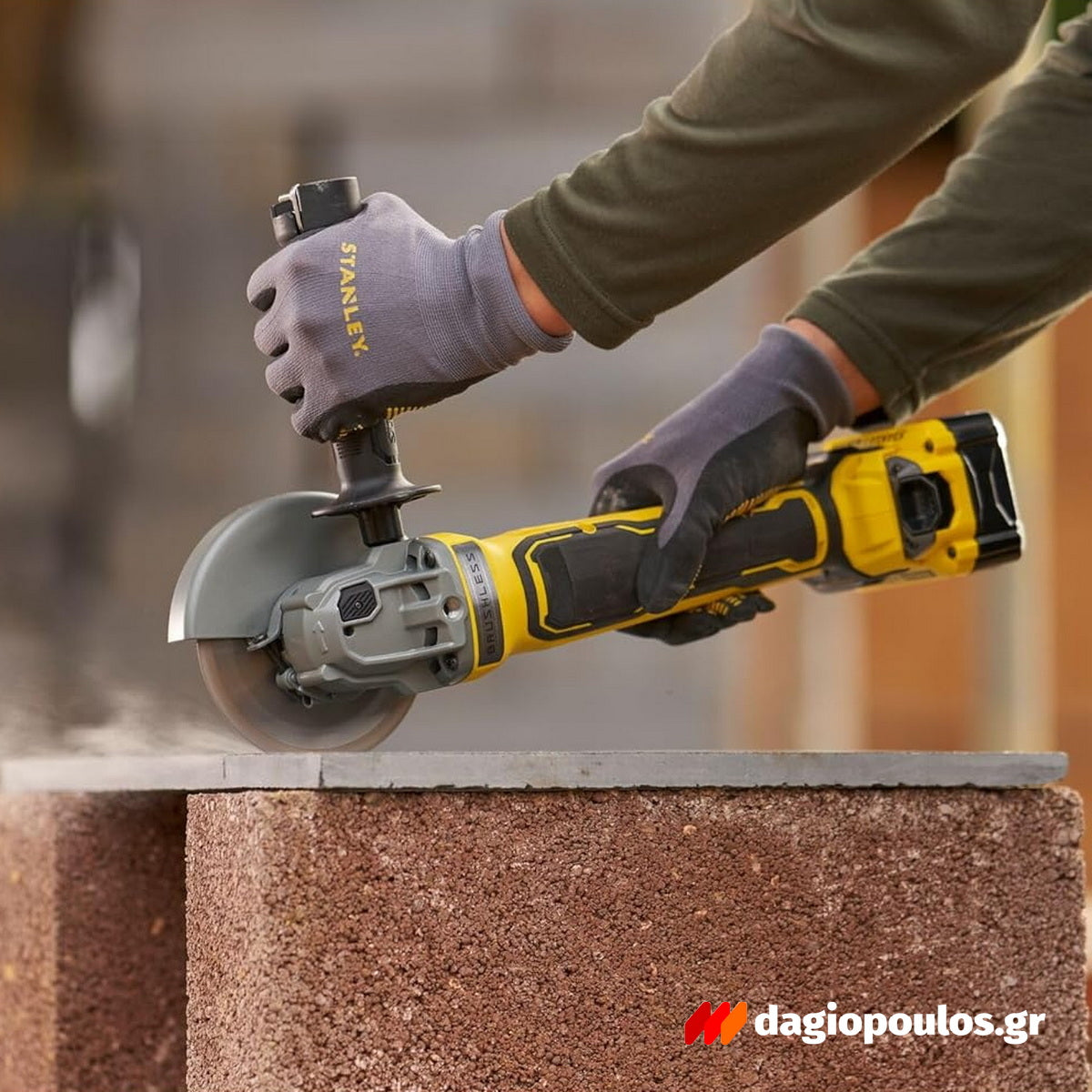 Stanley SFMCG700B-XJ Fatmax 20V Γωνιακός Τροχός Μπαταρίας 18V Li-Ion 125mm SOLO