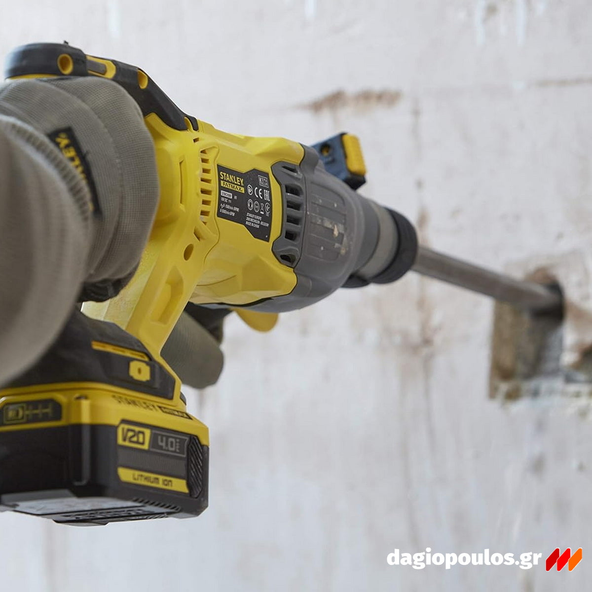 Stanley SFMCH900B-XJ Fatmax V20 SDS Plus Brushless Σκαπτικό Πνευματικό Πιστολέτο 18V Li-Ion SOLO