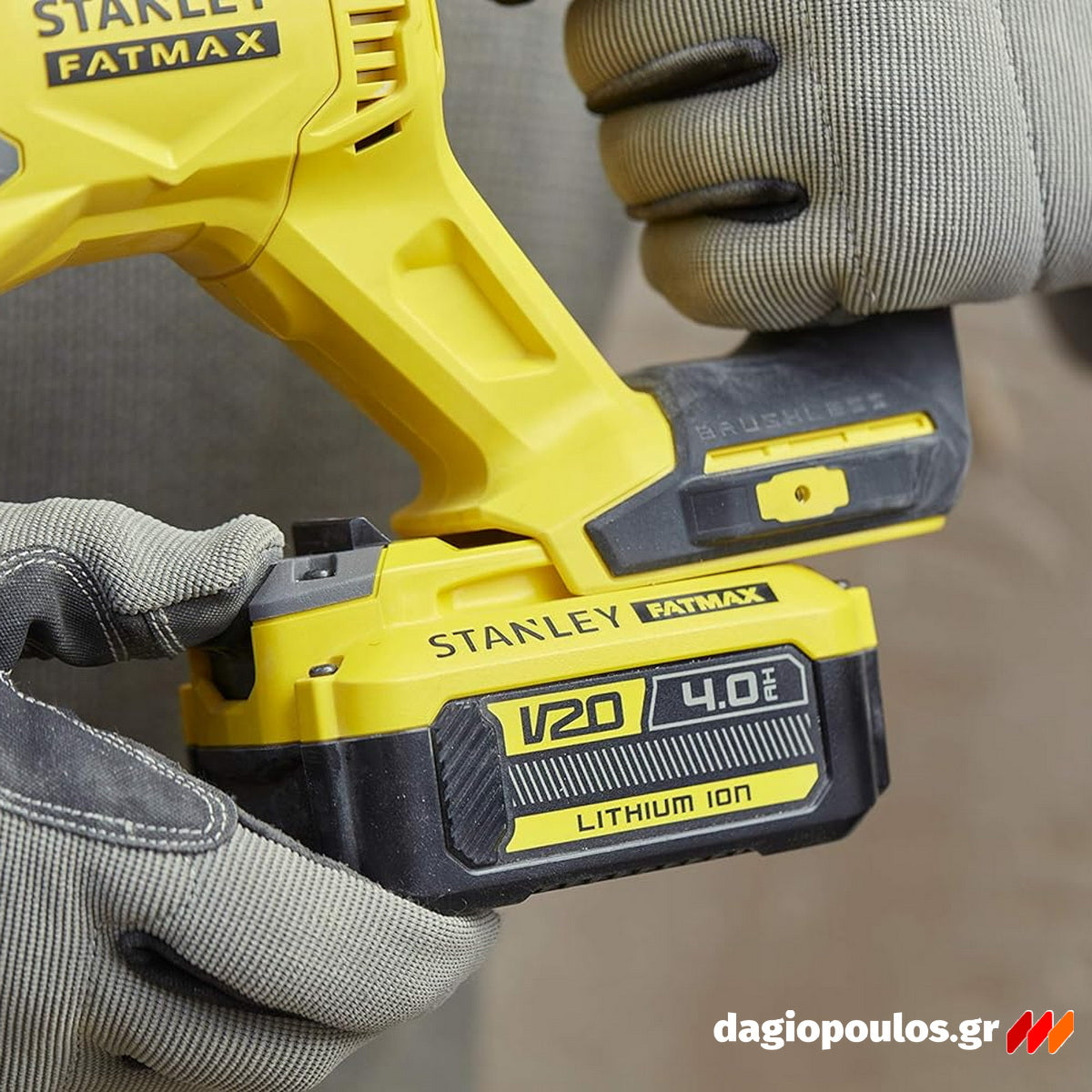Stanley SFMCH900B-XJ Fatmax V20 SDS Plus Brushless Σκαπτικό Πνευματικό Πιστολέτο 18V Li-Ion SOLO