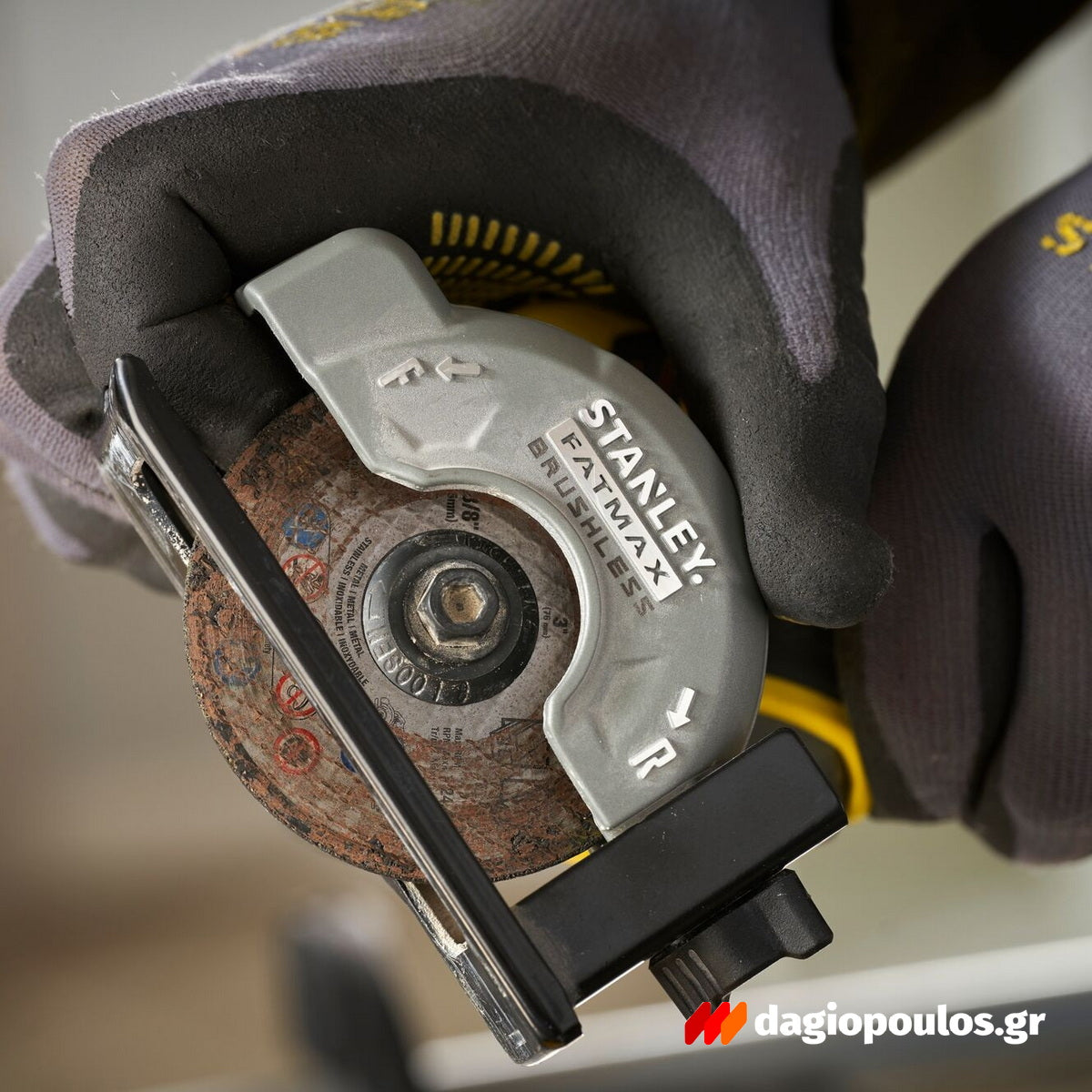 Stanley SFMCM300B-XJ Fatmax V20 Brushless Τροχός Μινι Εργαλείο Κοπής Μπαταρίας 76mm 18V Li-Ion SOLO