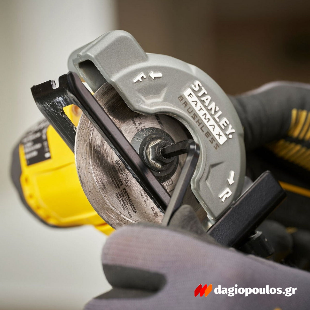 Stanley SFMCM300B-XJ Fatmax V20 Brushless Τροχός Μινι Εργαλείο Κοπής Μπαταρίας 76mm 18V Li-Ion SOLO