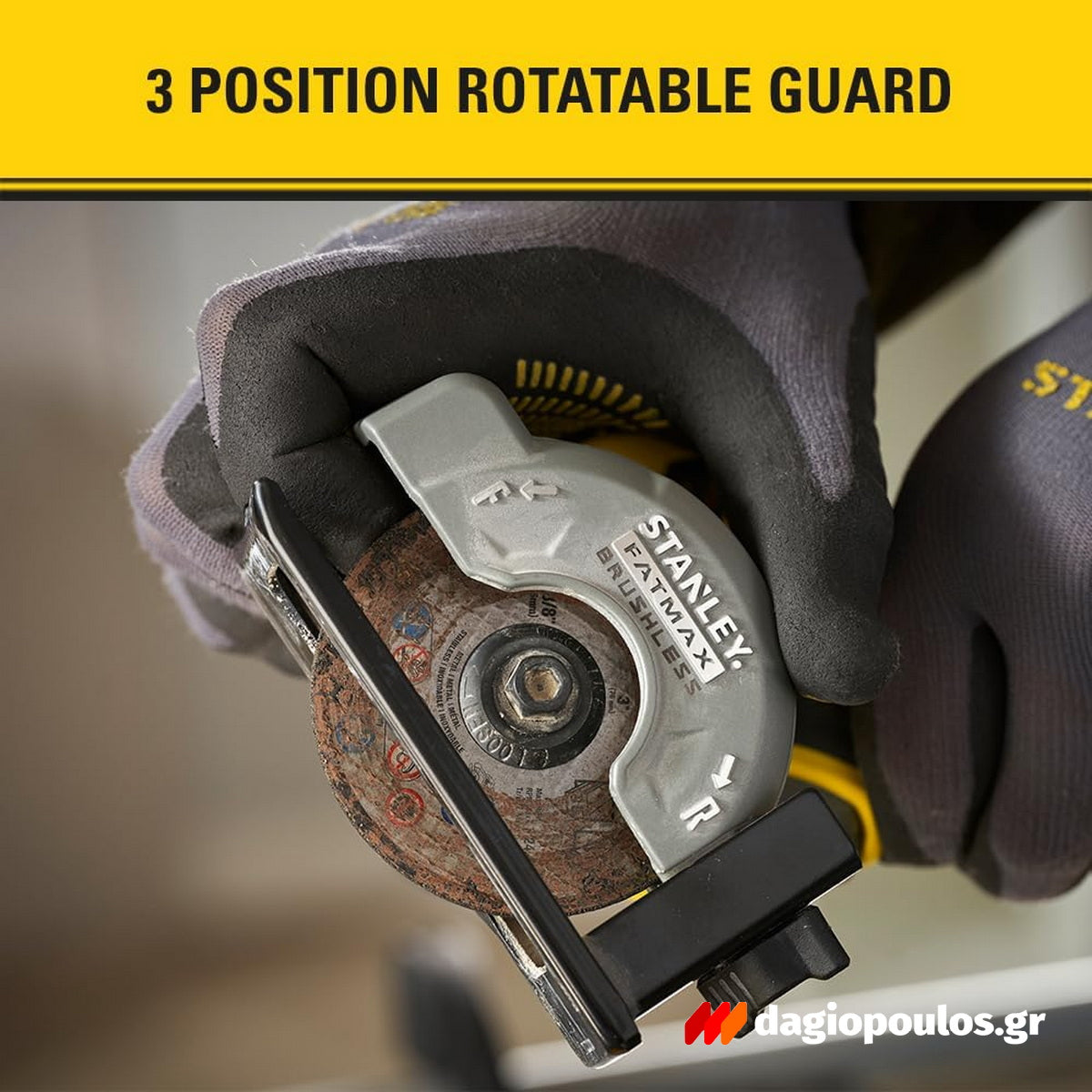 Stanley SFMCM300B-XJ Fatmax V20 Brushless Τροχός Μινι Εργαλείο Κοπής Μπαταρίας 76mm 18V Li-Ion SOLO