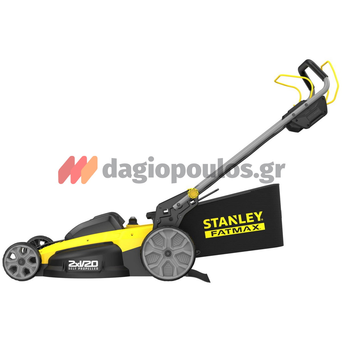 Stanley SFMCMWS251B-XJ V20 Brushless Χλοοκοπτική Μηχανή Γκαζόν Μπαταρίας 36V Li-Ion SOLO