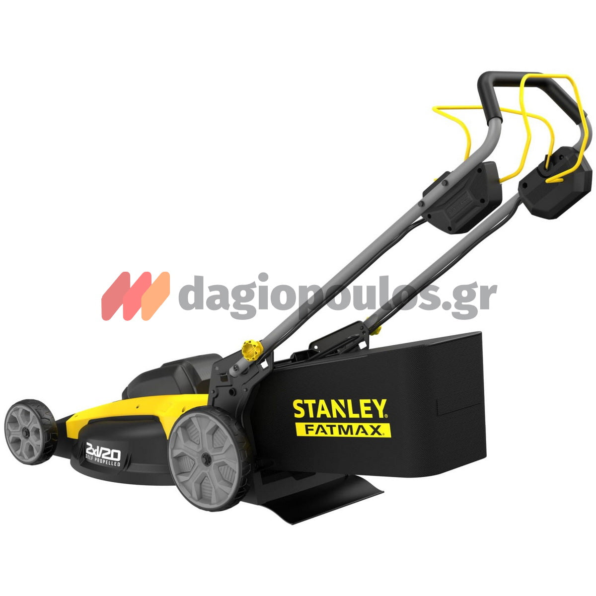 Stanley SFMCMWS251B-XJ V20 Brushless Χλοοκοπτική Μηχανή Γκαζόν Μπαταρίας 36V Li-Ion SOLO