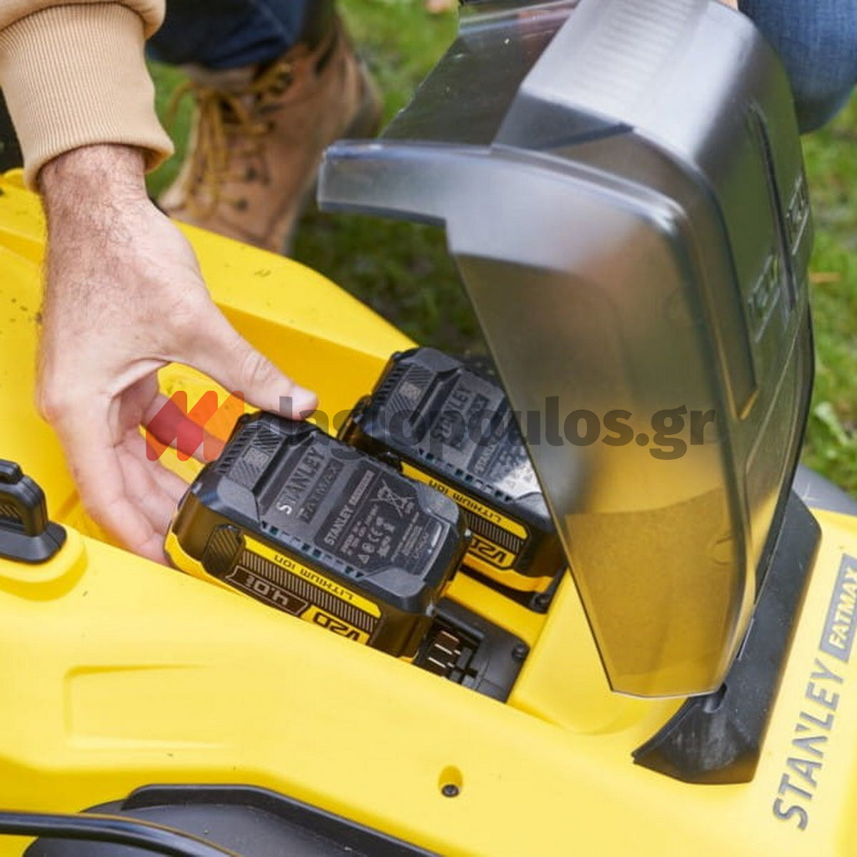 Stanley SFMCMWS251B-XJ V20 Brushless Χλοοκοπτική Μηχανή Γκαζόν Μπαταρίας 36V Li-Ion SOLO