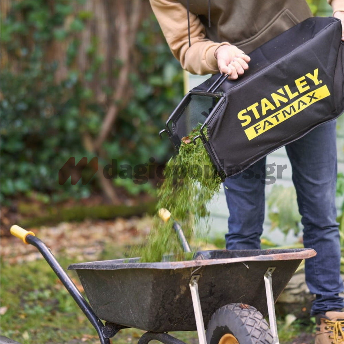 Stanley SFMCMWS251B-XJ V20 Brushless Χλοοκοπτική Μηχανή Γκαζόν Μπαταρίας 36V Li-Ion SOLO