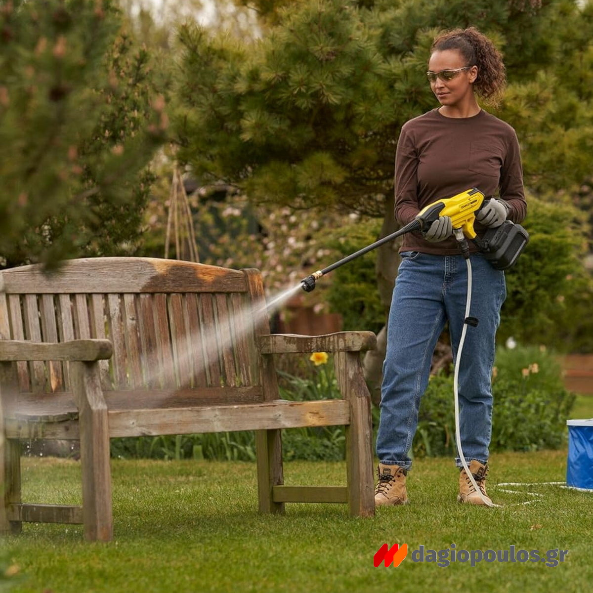 Stanley SFMCPC93M1-QW Fatmax V20 Πλυστικό Υψηλής Πίεσης 18V Li-Ion Με Μπαταρία 4.0Ah