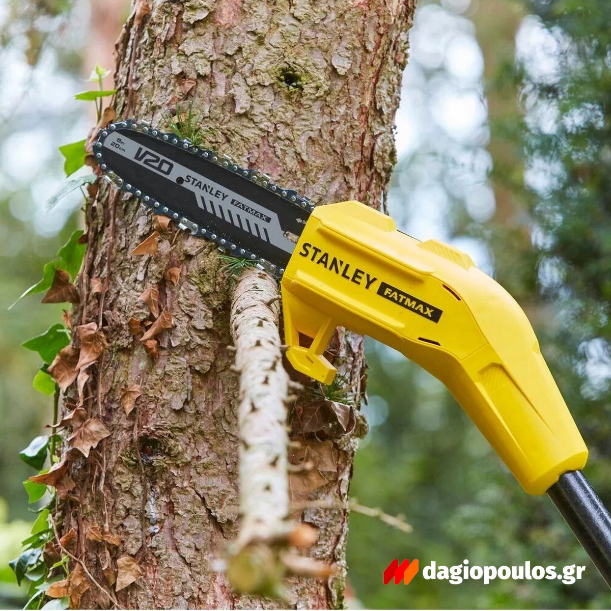 Stanley SFMCPS620M1 20V Fatmax Τηλεσκοπικό Αλυσοπρίονο (Κονταροπρίονο) Μπαταρίας 18V Li-Ion 20cm Με Μπαταρία 4.0Ah