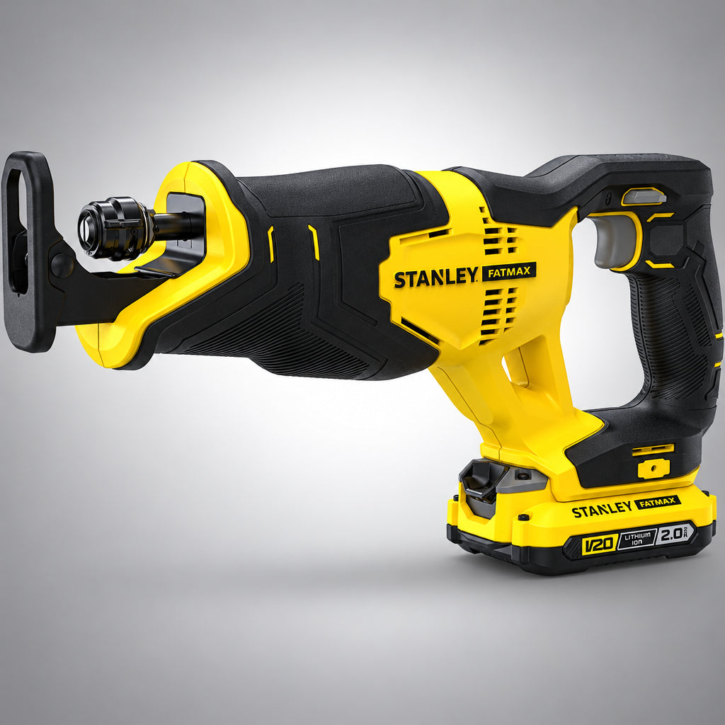 Stanley SFMCS300D2K-QW 20V Fatmax Σπαθοσέγα (Σεγάτσα) Μπαταρίας 18V Li-Ion Με 2 Μπαταρίες 2.0Ah