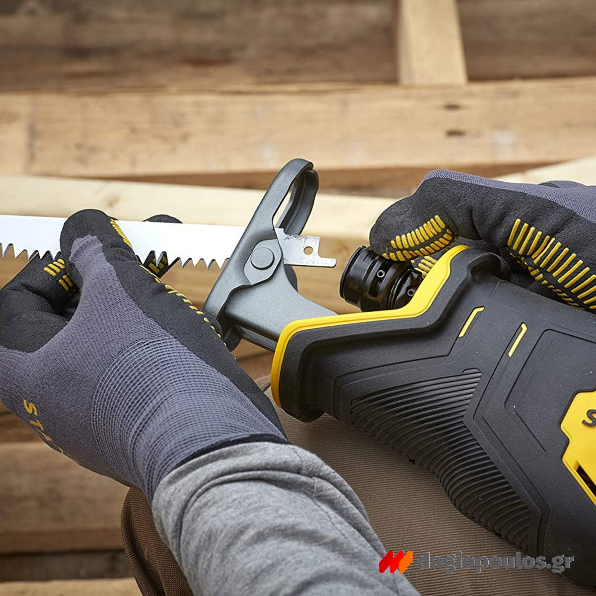 Stanley SFMCS300D2K-QW 20V Fatmax Σπαθοσέγα (Σεγάτσα) Μπαταρίας 18V Li-Ion Με 2 Μπαταρίες 2.0Ah