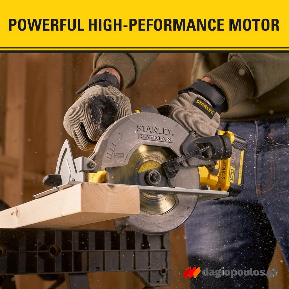 Stanley SFMCS500B-XJ Fatmax®20V Δισκοπρίονο 18V 165mm SOLO Χωρίς Μπαταρία