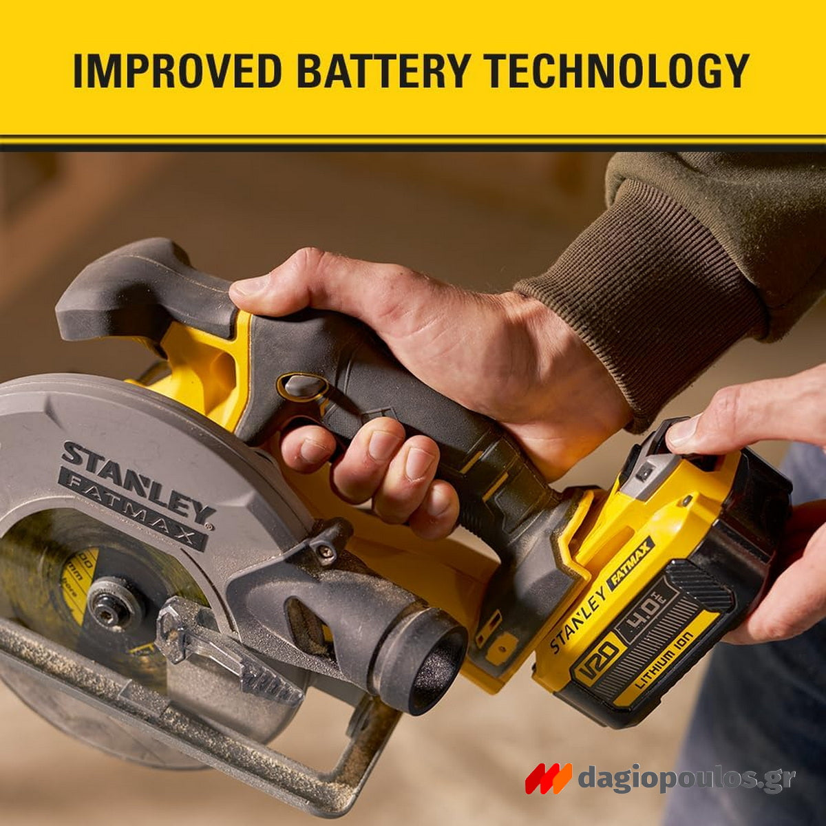 Stanley SFMCS500B-XJ Fatmax®20V Δισκοπρίονο 18V 165mm SOLO Χωρίς Μπαταρία