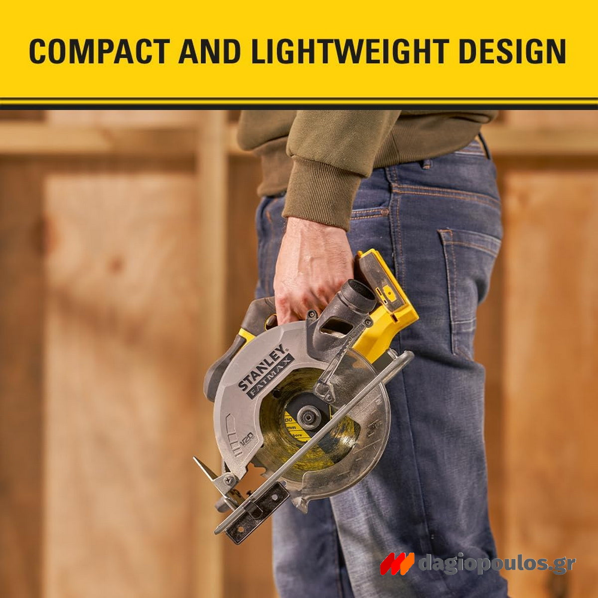 Stanley SFMCS500B-XJ Fatmax®20V Δισκοπρίονο 18V 165mm SOLO Χωρίς Μπαταρία
