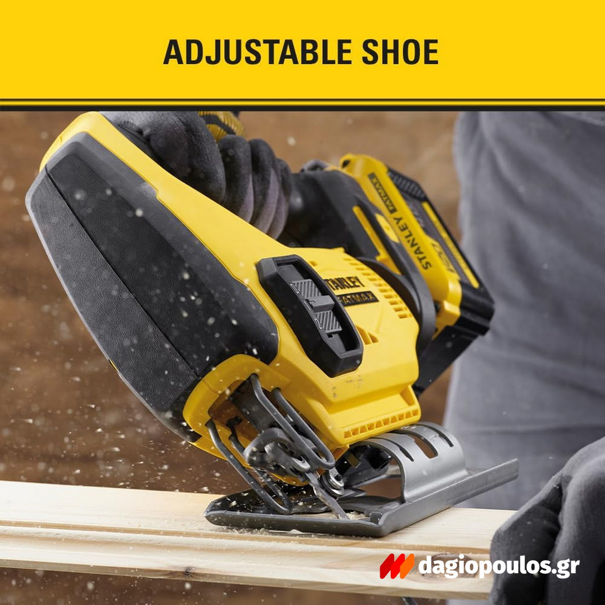 Stanley SFMCS600M2K-QW V20 Σέγα Μπαταρίας 18V Li-Ion Με 2 Μπαταρίες 4.0Ah & Βαλίτσα