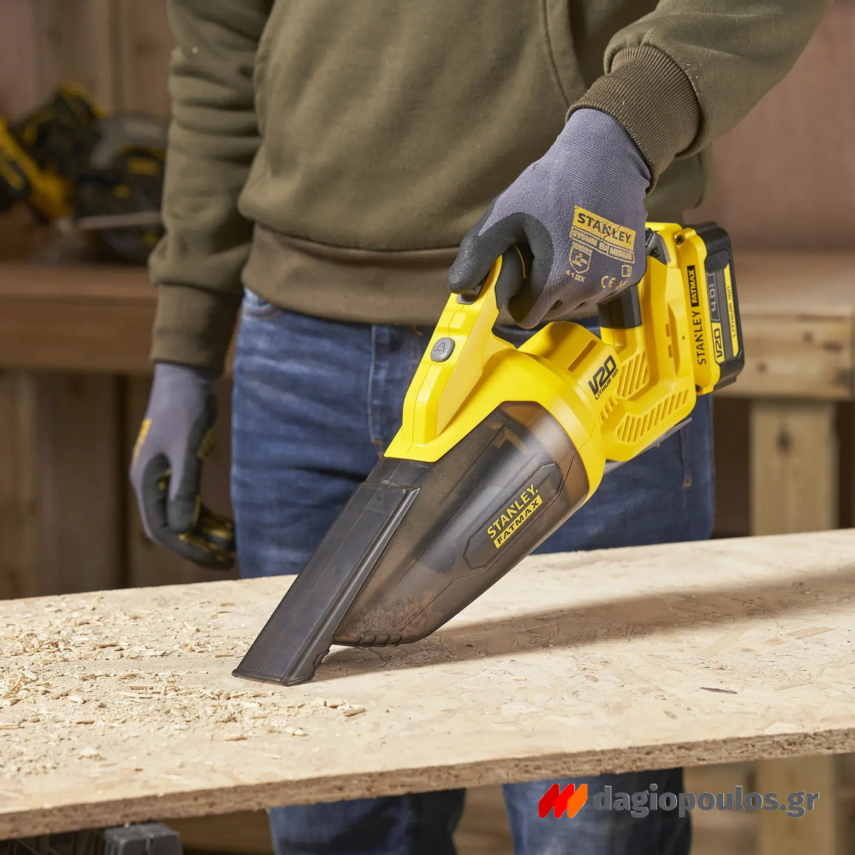 Stanley SFMCVH001B-XJ 20V Σκούπα Μπαταρίας 18V Li-Ion SOLO