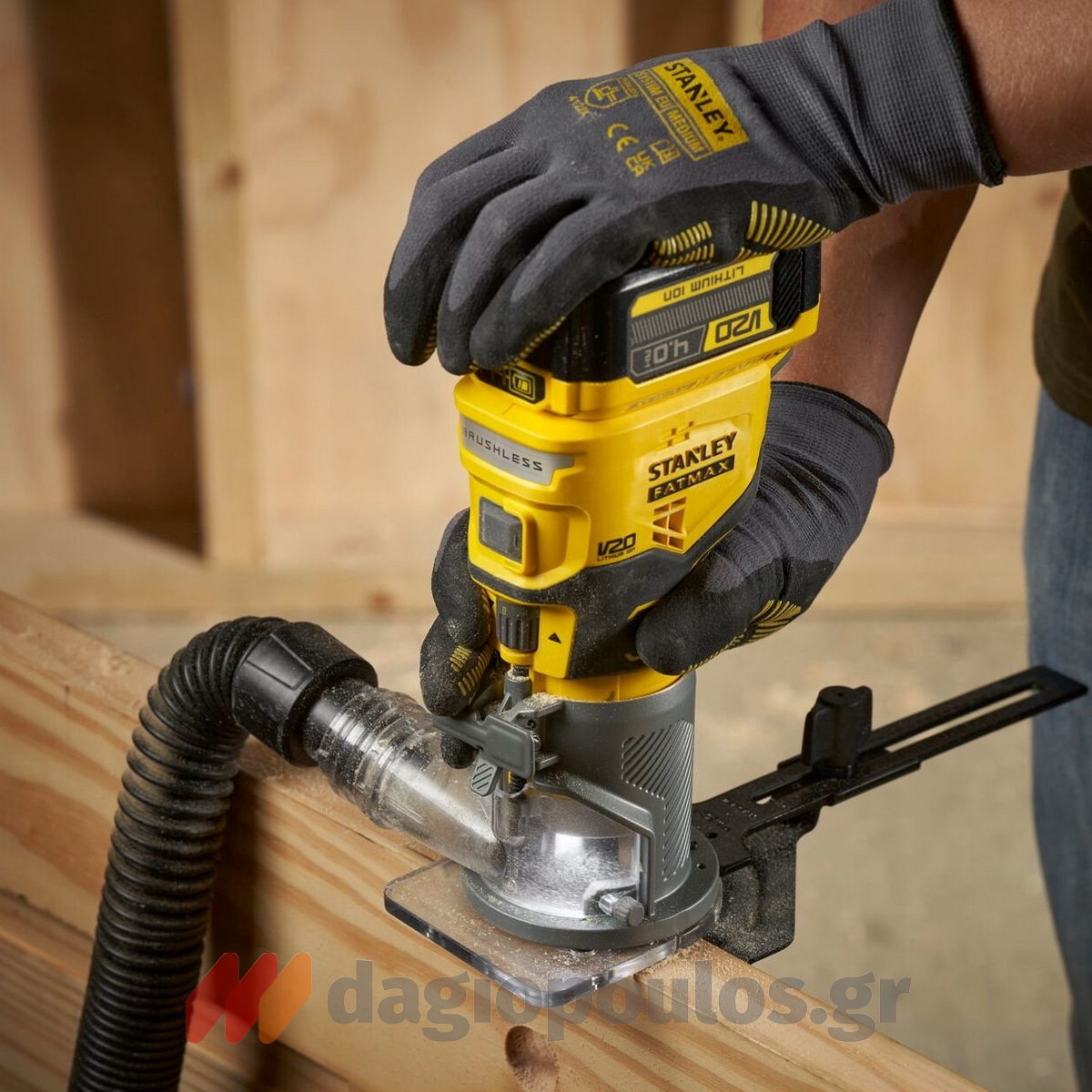 Stanley SFMCW400B-XJ 20V Brushless Ρούτερ Μπαταρίας 18V Li-Ion 6-8mm SOLO