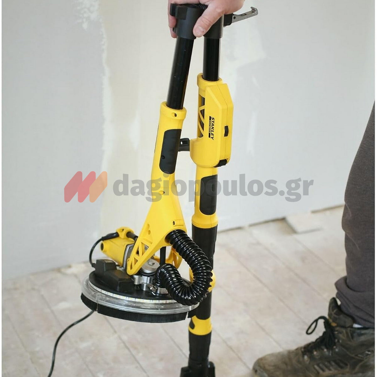 Stanley SFMEE500S-QS Ηλεκτρικό Τριβείο Τοίχου-Γυψοσανίδας (Καμηλοπάρδαλη) Ρυθμιζόμενο 225mm ΔΩΡΟ 5 Γυαλόχαρτα STA39297