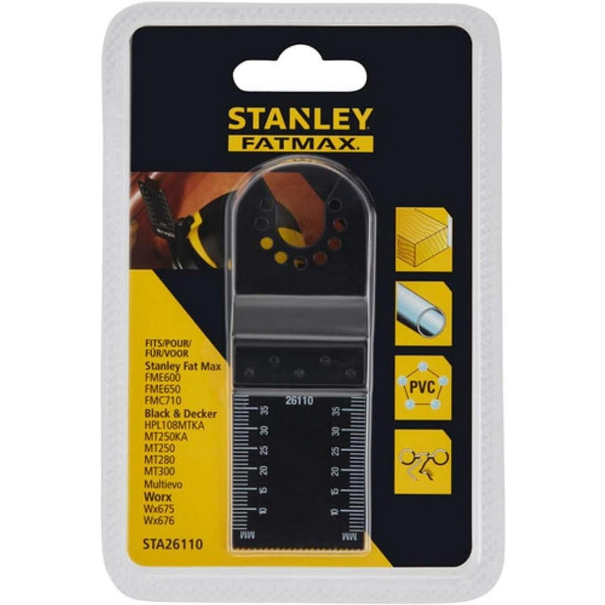 Stanley STA26110-XJ HCS Λάμα Πολυεργαλείων Starlock Κοπής Ξύλου Πλαστικών Μετάλλων 32mm 18TPI