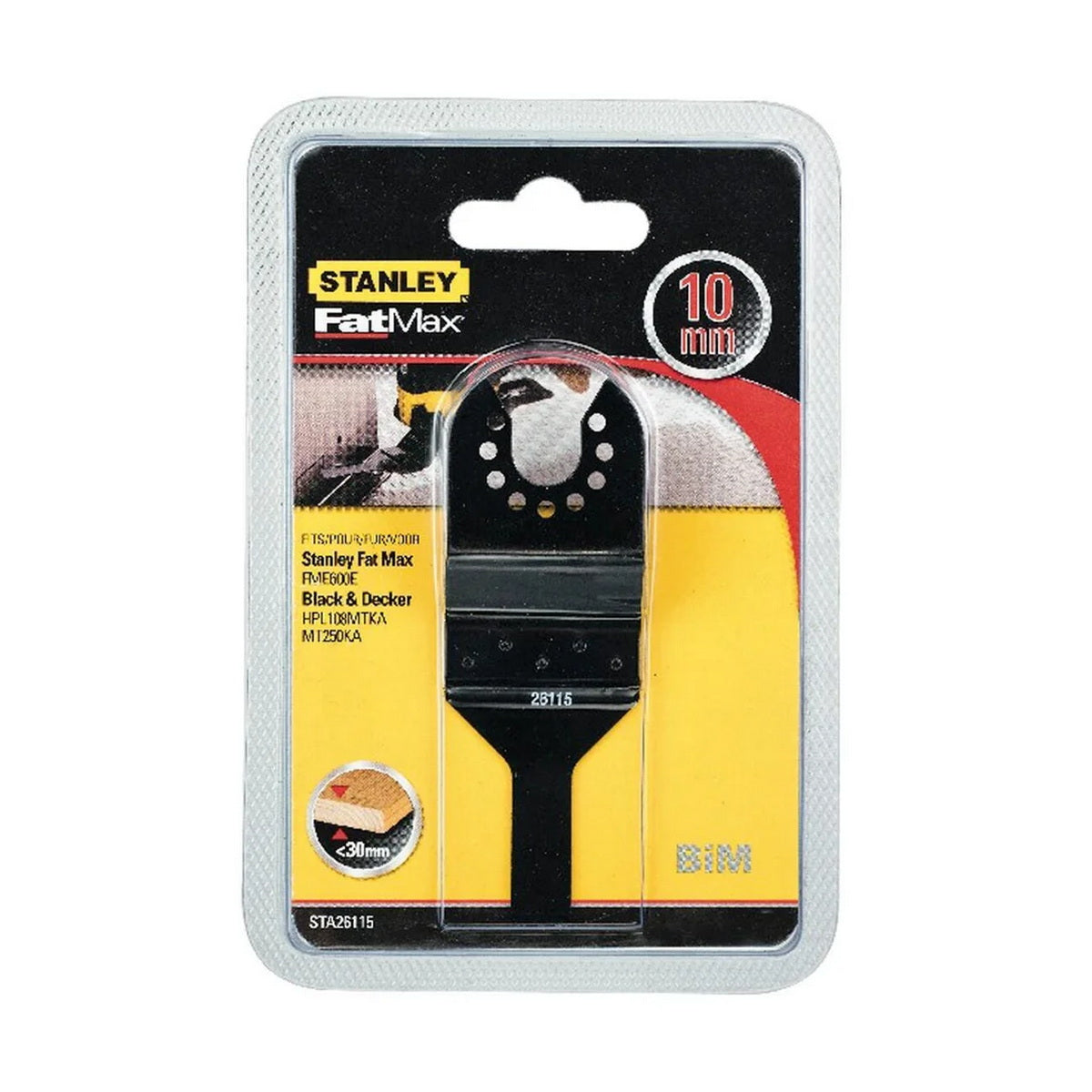 Stanley STA26115-XJ Bi-Metal Λάμα Πολυεργαλείων Starlock Κοπής Ξύλου PVC ABS Μετάλλων 100mm