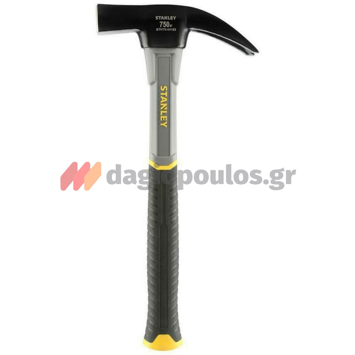Claw hammer forged steel head anti-vibration grip για woodworking και construction