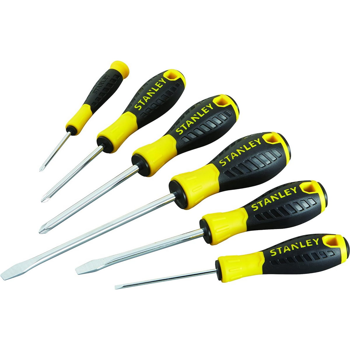 Stanley STHT0-60208 Essential Cushion Grip Συλλογή Κατσαβίδια Σετ 6 Τεμ