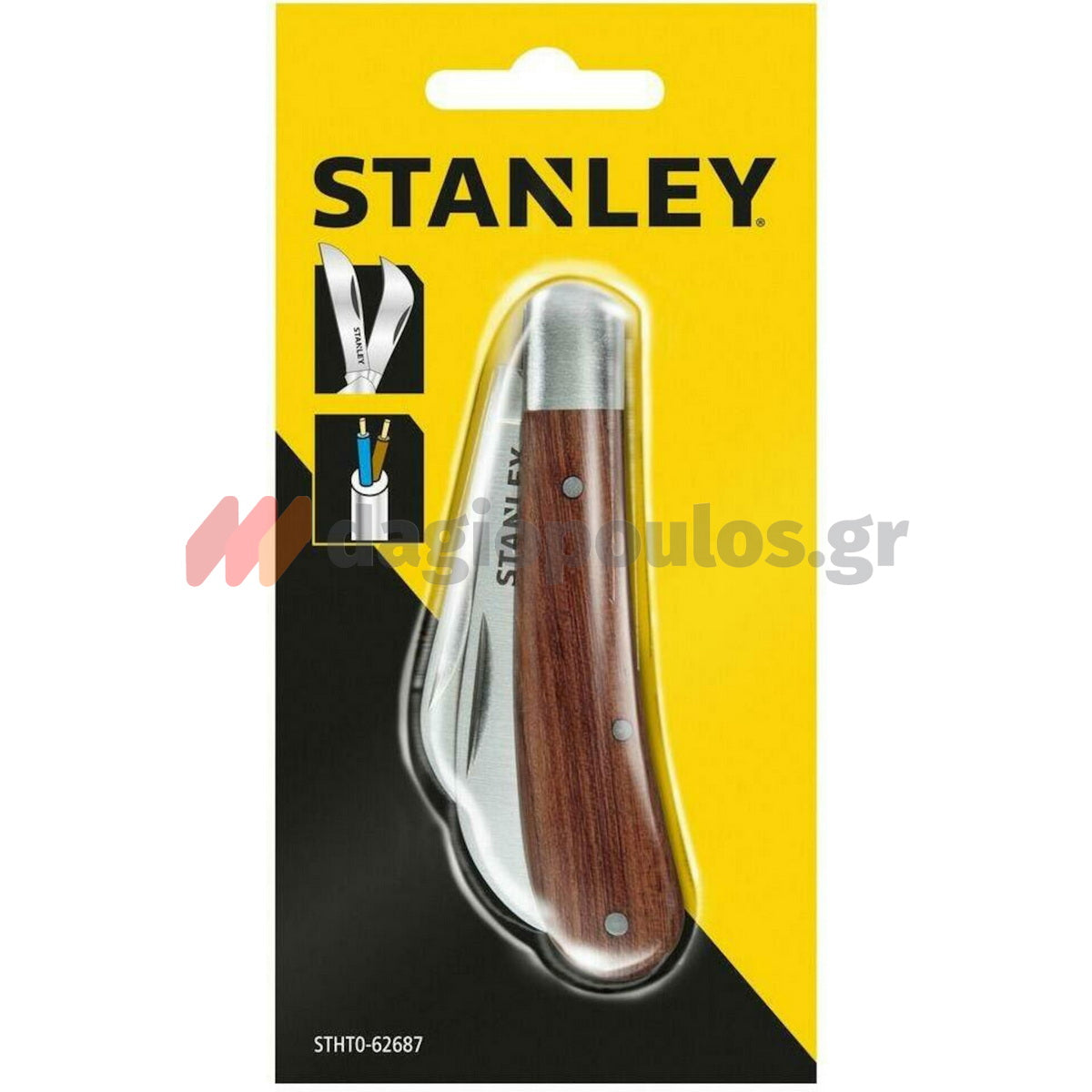 Stanley STHT0-62687 Μαχαίρι Σουγιάς Ηλεκτρολόγων (Απογυμνωτής Καλωδίων) Διπλός