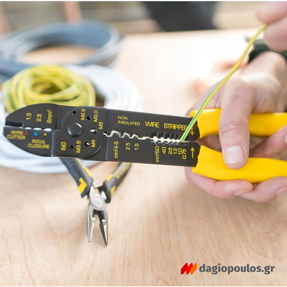 Stanley STHT0-75414 Πρέσα Ακροδεκτών - Απογυμνωτής Καλωδίων 220mm