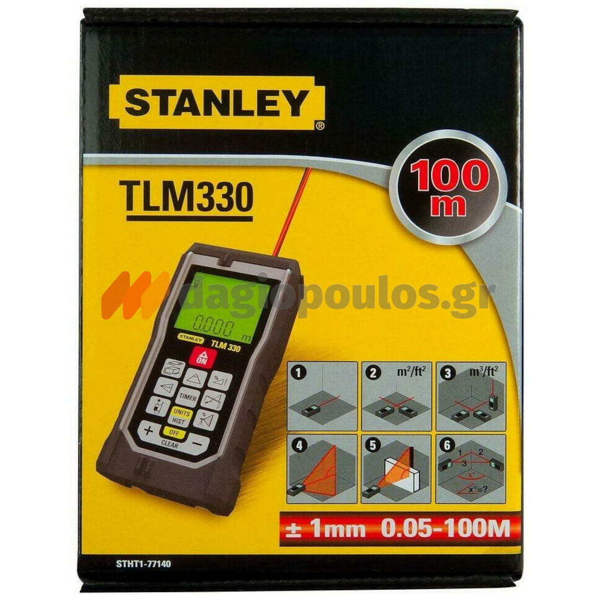 Stanley STHT1-77140 TLM330 Μετρητής Αποστάσεων Laser 100mtr