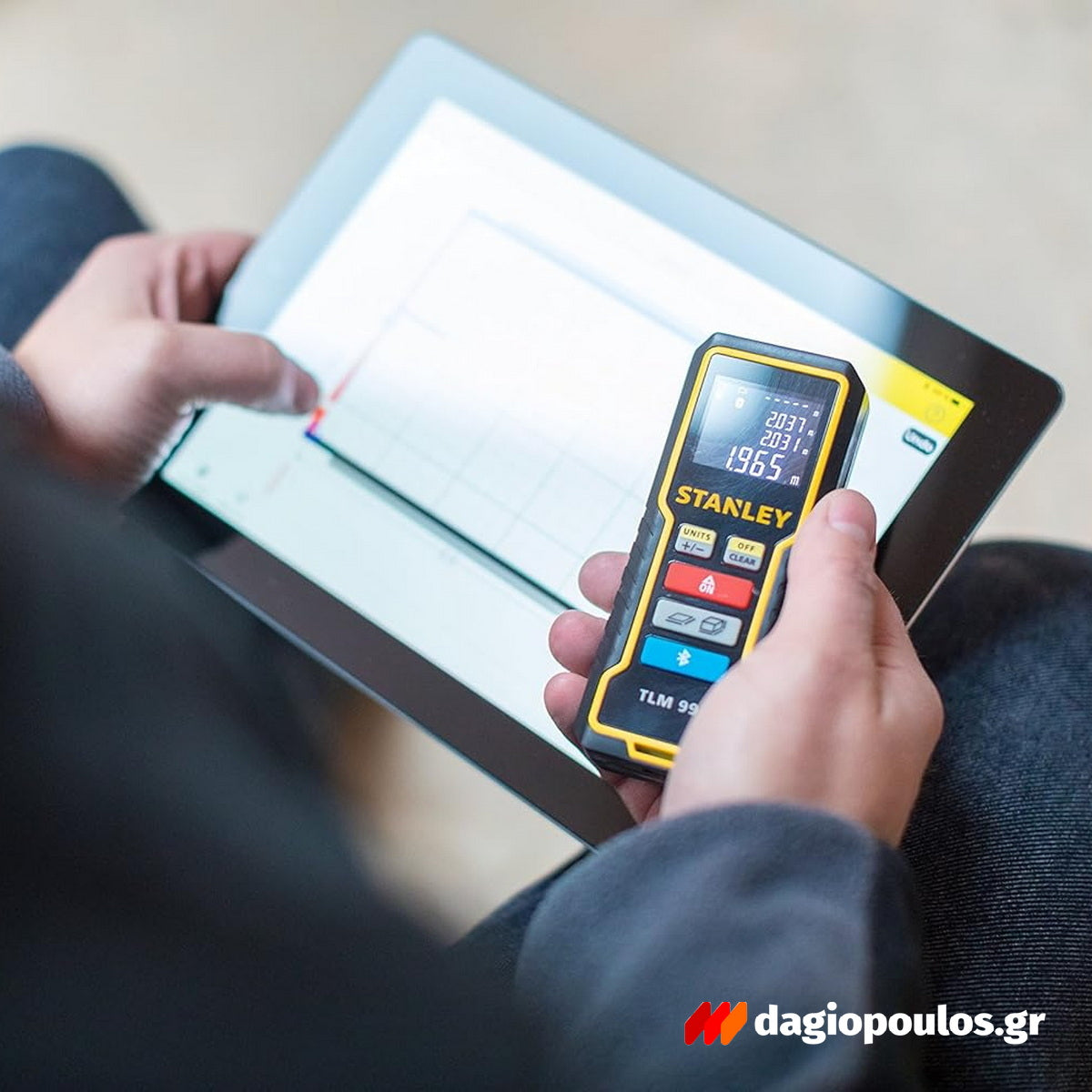 Stanley STHT1-77343 TLM99S Μετρητής Αποστάσεων Laser Bluetooth 30mtr