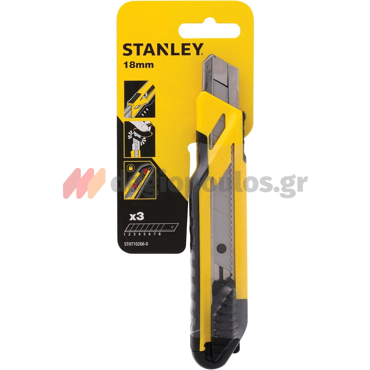 Stanley STHT10266-0 Μαχαίρι Κόφτης Μοκέτας (Φαλτσέτα) Με Λάμα 18mm