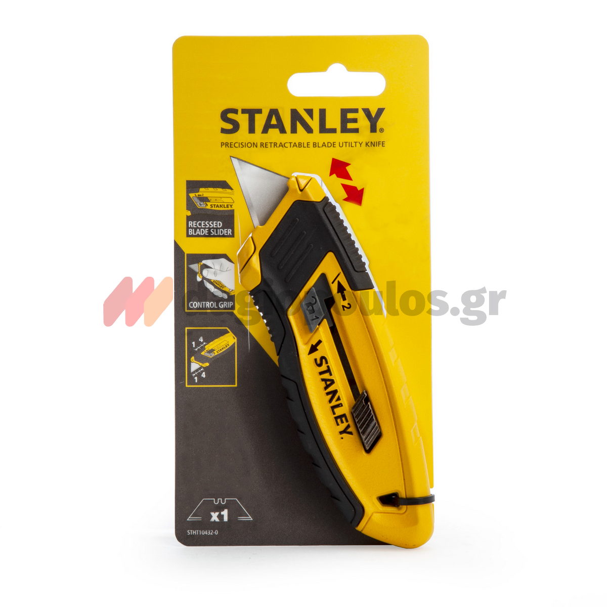 Stanley STHT10432-0 Μαχαίρι (Φαλτσέτα) 132mm Με Τραπεζοειδή Λάμα
