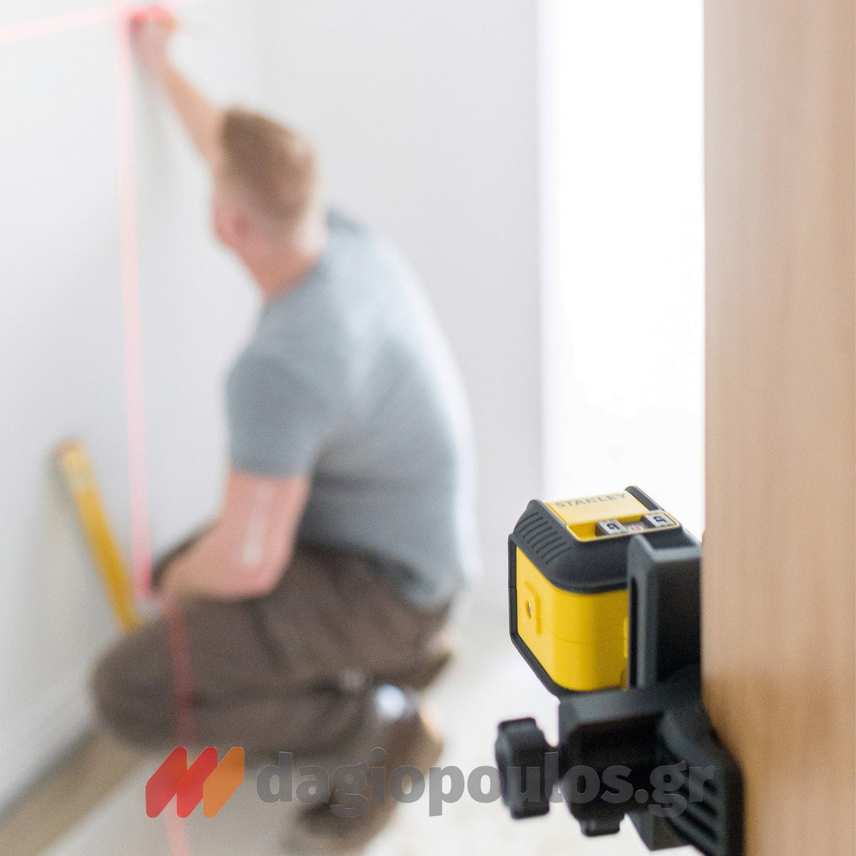 Stanley STHT77498-1 CUBIX Αλφάδι Laser Πράσινης Γραμμής Σταυρού