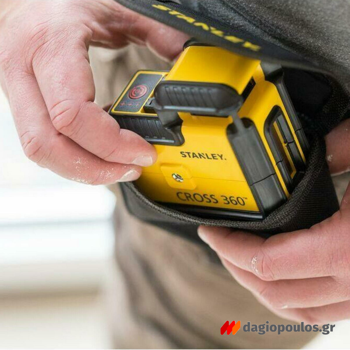 Stanley STHT77504-1 CROSS 360° SPL3 Αλφάδι Laser Κόκκινης Γραμμής 360 Μοιρών και Σταυρού