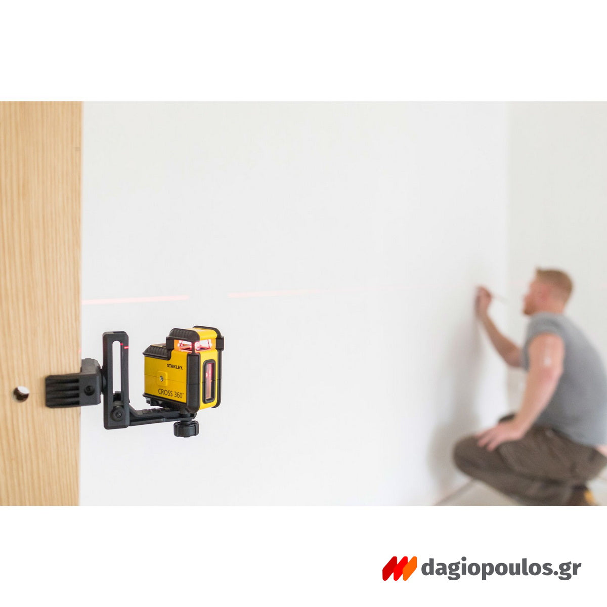 Stanley STHT77504-1 CROSS 360° SPL3 Αλφάδι Laser Κόκκινης Γραμμής 360 Μοιρών και Σταυρού