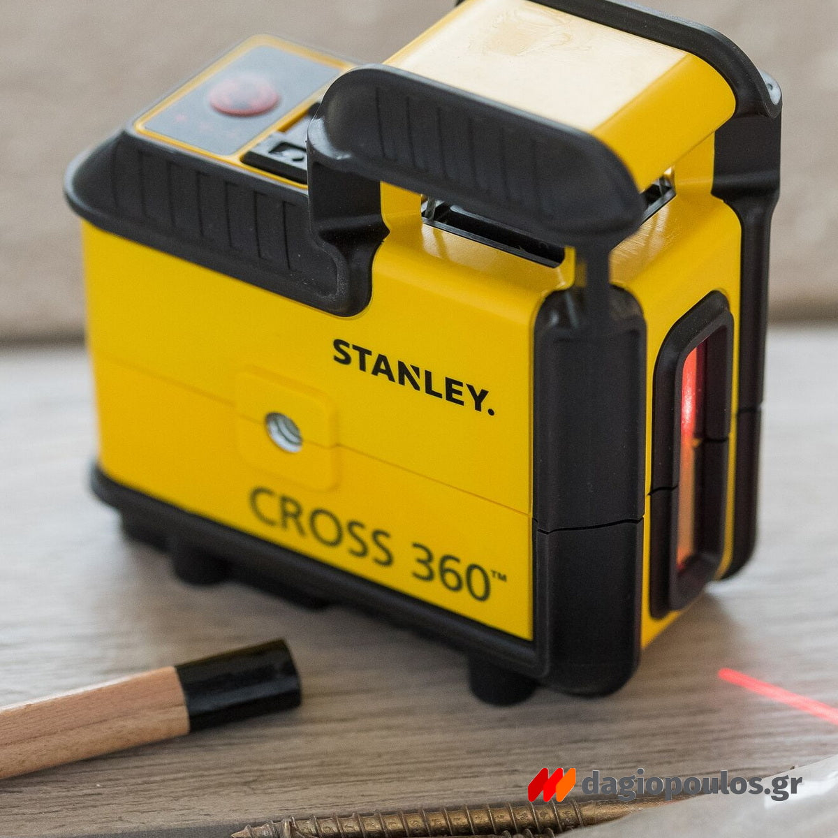 Stanley STHT77504-1 CROSS 360° SPL3 Αλφάδι Laser Κόκκινης Γραμμής 360 Μοιρών και Σταυρού