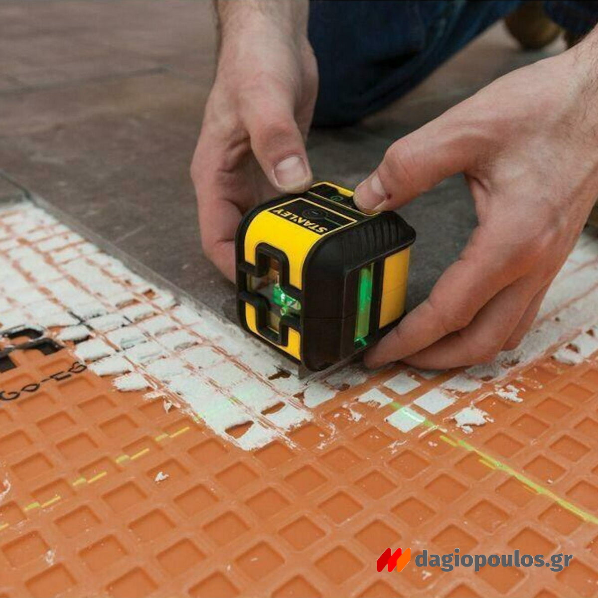 Stanley STHT77592-1 CROSS 90 Αλφάδι Laser Πράσινης Γραμμής Σταυρού & Κάθετης Γραμμής