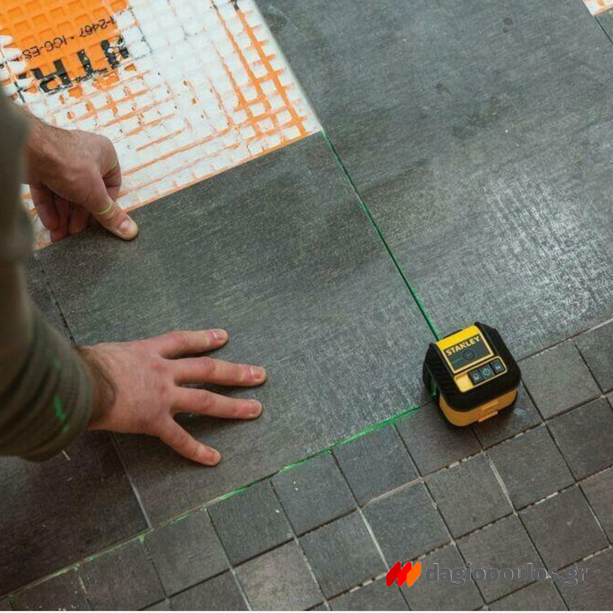 Stanley STHT77592-1 CROSS 90 Αλφάδι Laser Πράσινης Γραμμής Σταυρού & Κάθετης Γραμμής