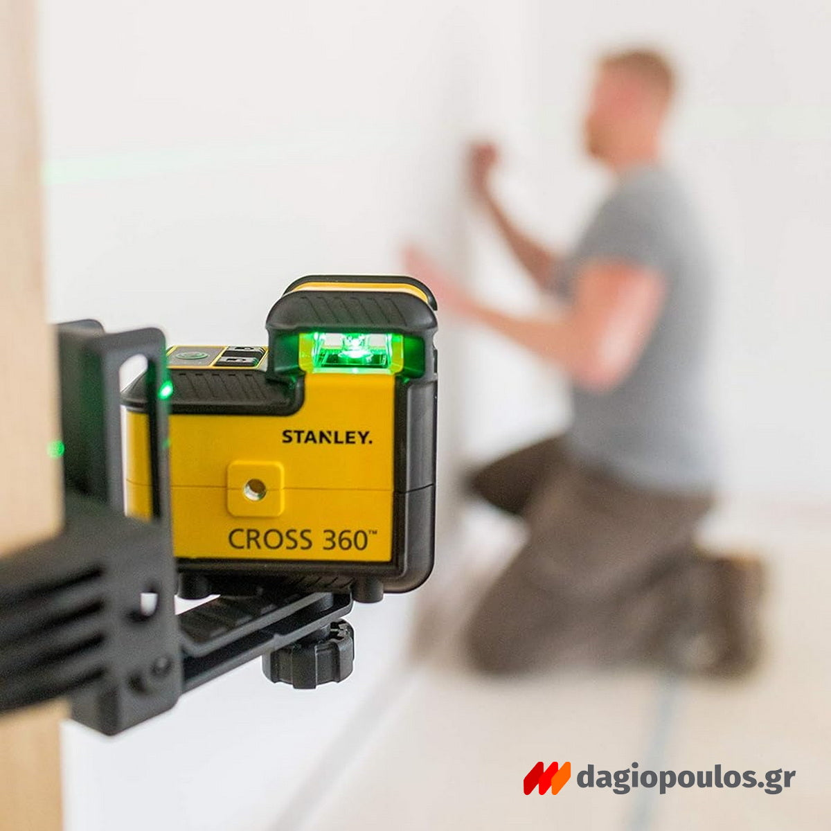 Stanley STHT77594-1 CROSS 360° SPL3 Αλφάδι Laser Πράσινης Γραμμής 360 Μοιρών και Σταυρού