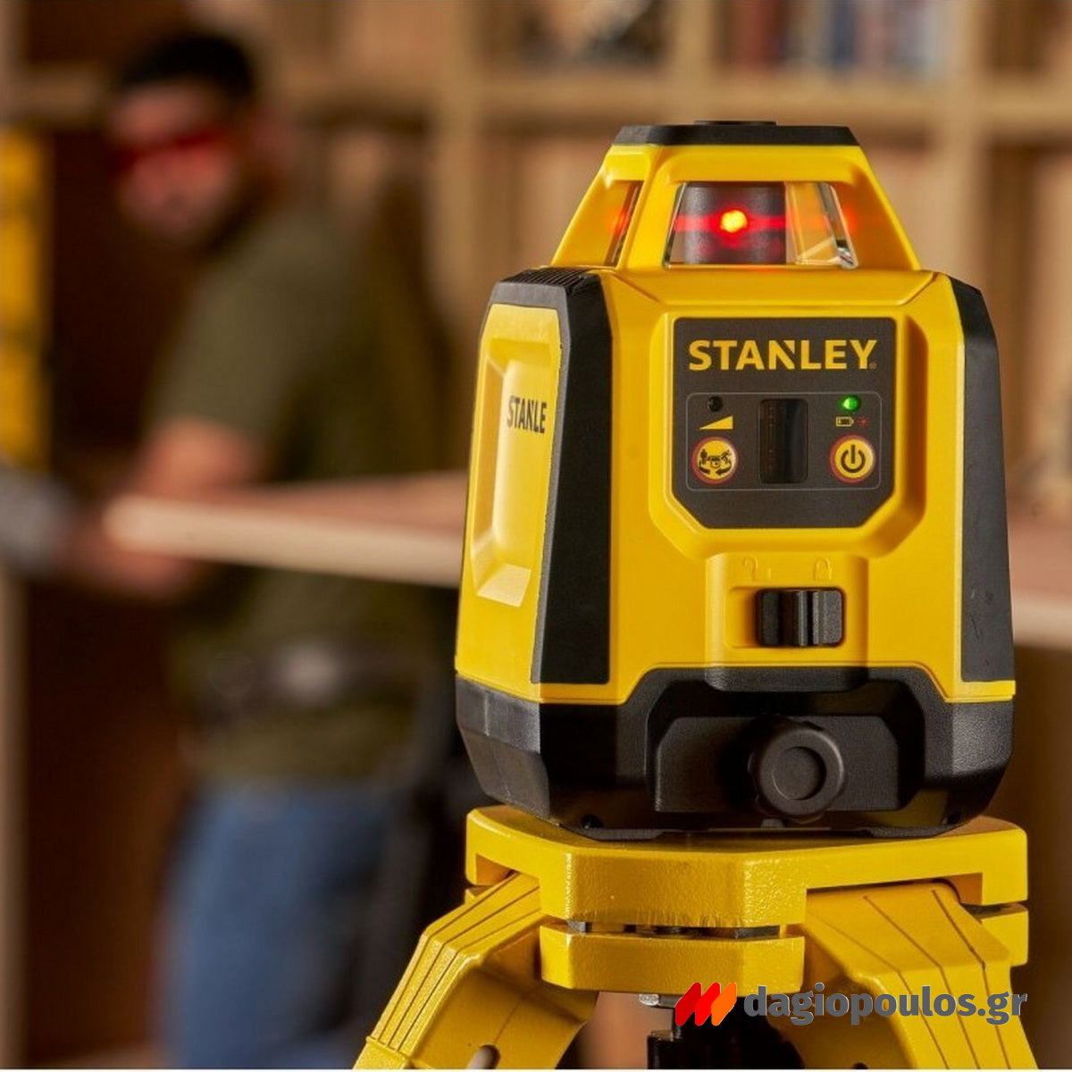Stanley STHT77616-0 Fatmax Αλφάδι Laser Γραμμής 360 Μοιρών Κόκκινης Δέσμης