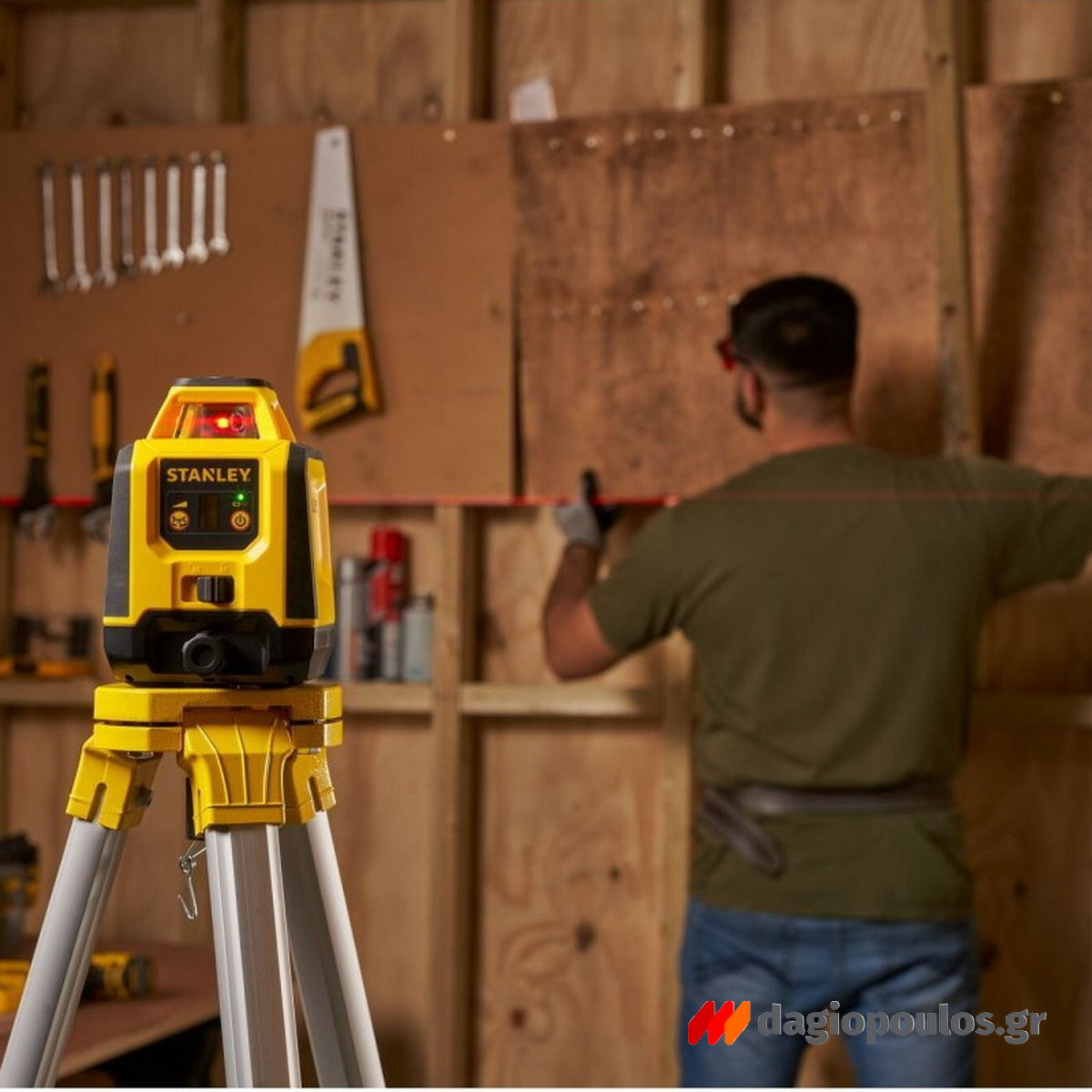 Stanley STHT77616-0 Fatmax Αλφάδι Laser Γραμμής 360 Μοιρών Κόκκινης Δέσμης